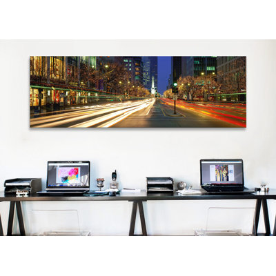 Panoramic Graphic Art on Canvas