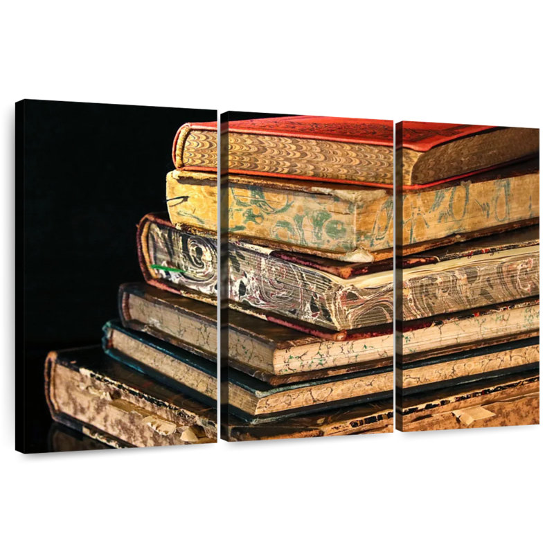 Kerner Antique Books, 42" H x 65" W