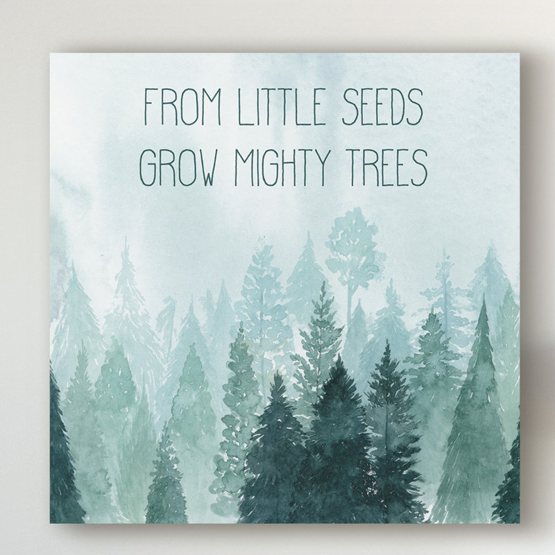 « little grower i », peinture sur toile tendue, H 35 po x l 35 po x P 2 po