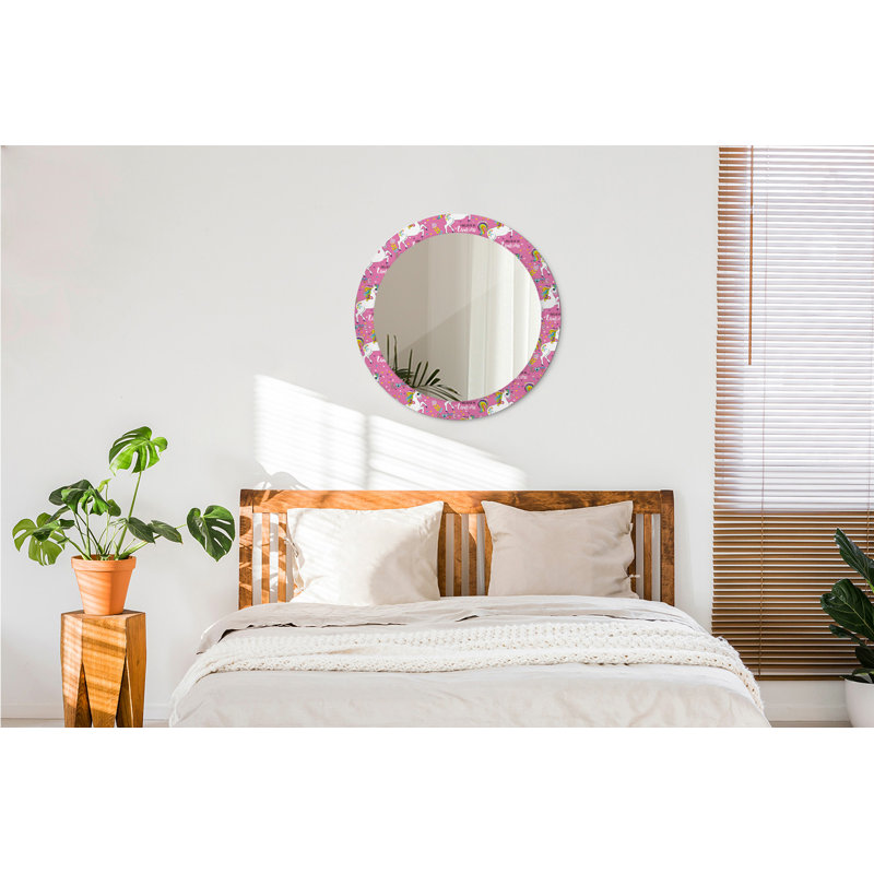 Huldar Glass Flat Wall Mirror, 70cm x 70cm