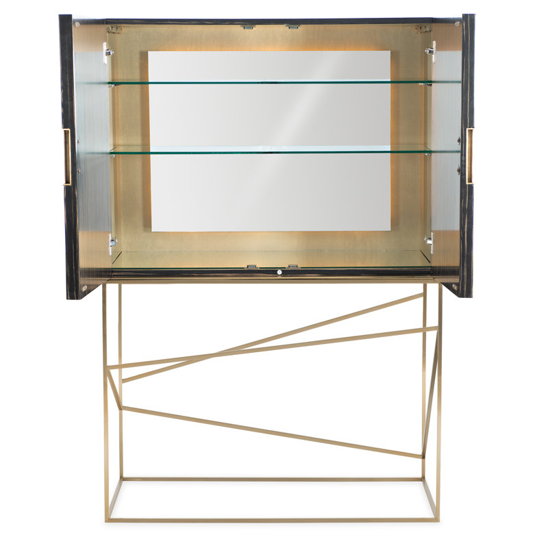 Modern Edge Bar Cabinet