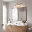 Éclairage pour salle de bain 4 lumières Savoy House Dover en laiton chaud-486375238-486375239-486375228