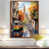 Brown Floater Framed