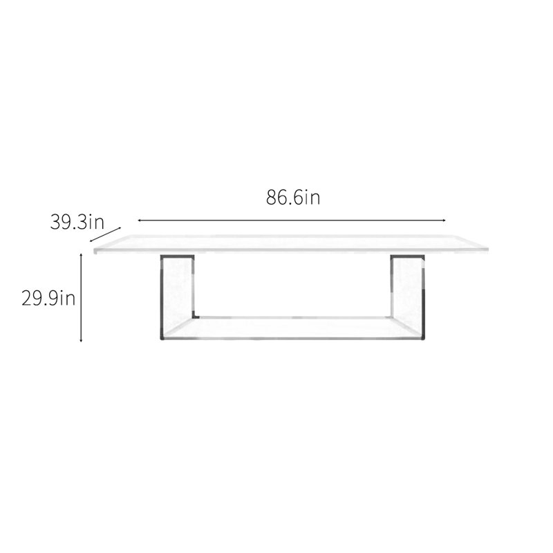 Lindgren, 29.9"H x 86.6"L x 39.3"W