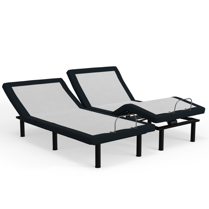 Adjustable Base with Wireless Remote, USB Ports and Massage, King Split