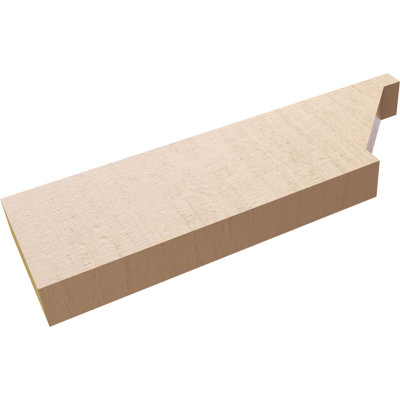 Burlington Woodgrain TimberThane Ra partier queue, brun clair apprêté