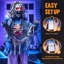 70 "Décorations d'Halloween debout zombies animatroniques