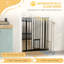 Barrière pour animaux murale en métal Darniece