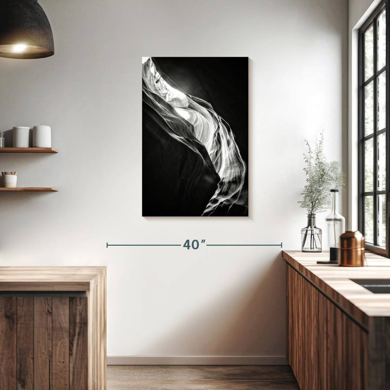 Aime Antelope Canyon Natural Wonder BW, H 36 po x l 24 po
