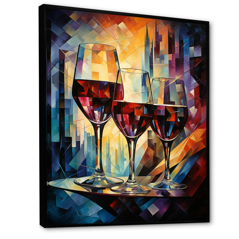 Toast Reflections - Impression, H 20 po x l 12 po x P 1 po, Cadre flottant noir