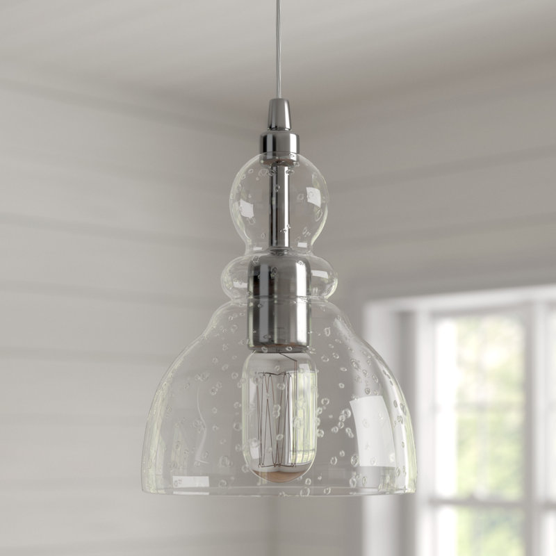 Gerome 1 - Light Brushed Nickel Single Pendant