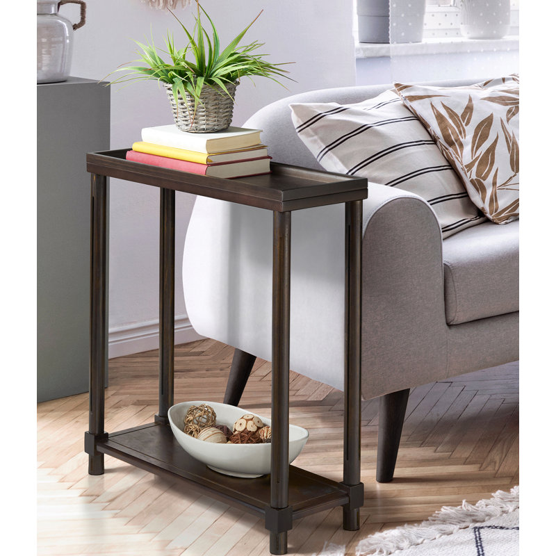 Ensemble de 2 tables de bout étroites avec tablette New Ridge Home Goods Harrison