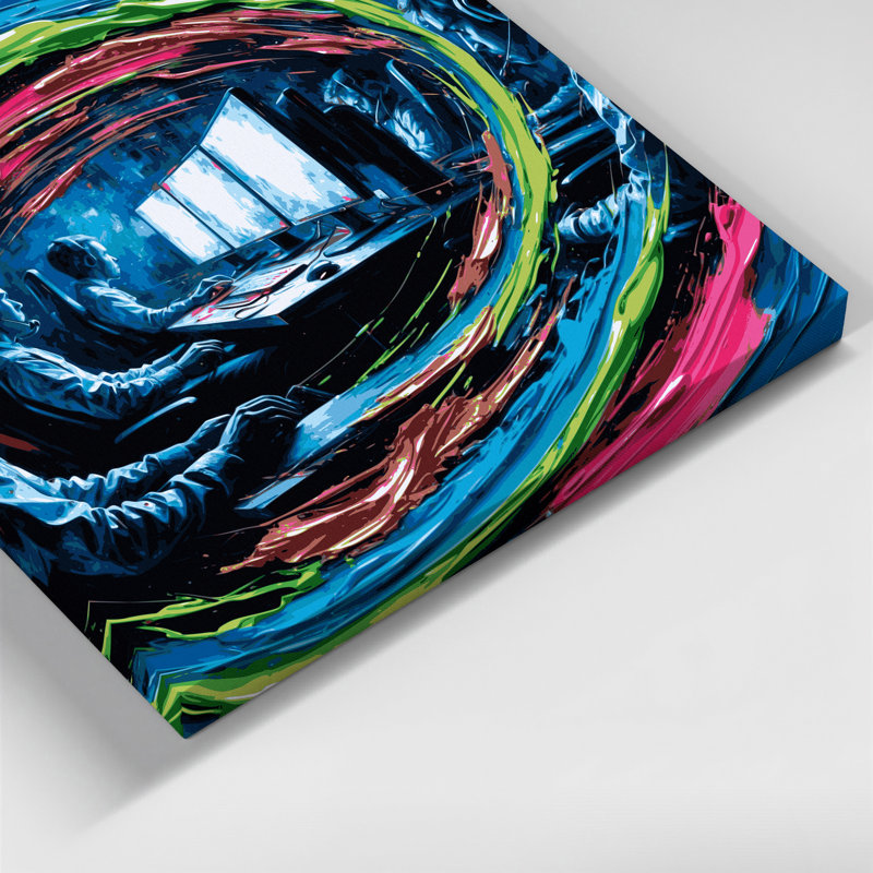 Art sportif sur toile gris Sports Sports, H 12 po x l 12 po