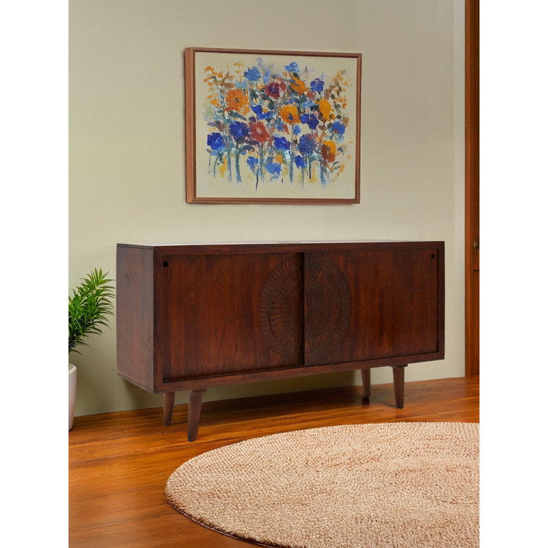 Cevallos 160cm Solid Wood Sideboard