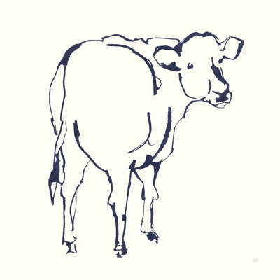 Vache Line bleu marine