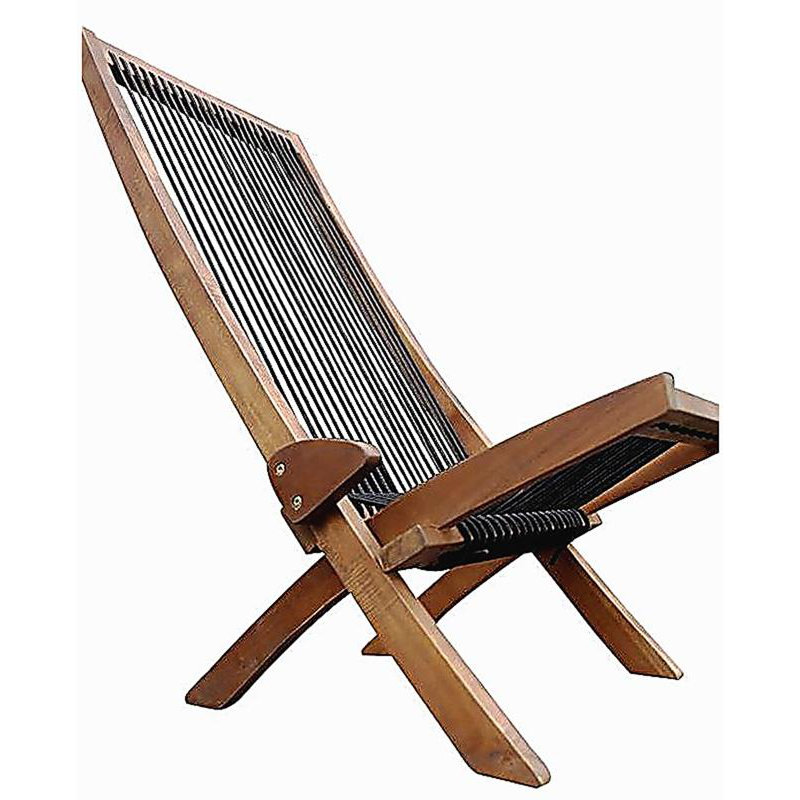 folding roping wood chair
