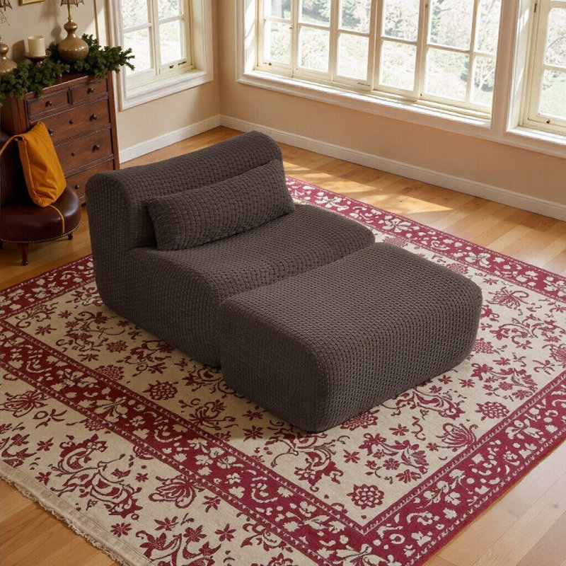 Canapé Plush, Brown, 1