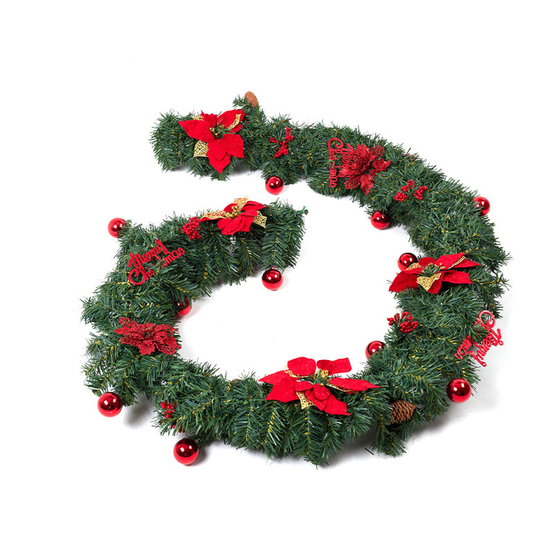 Lighted Wreath, Red