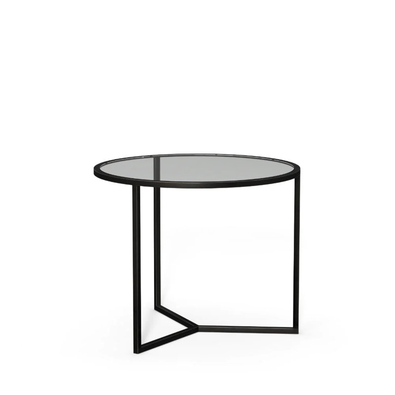 Mireyli Glass Top End Table