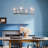 6 - Light Dimmable Drum Chandelier-319406194