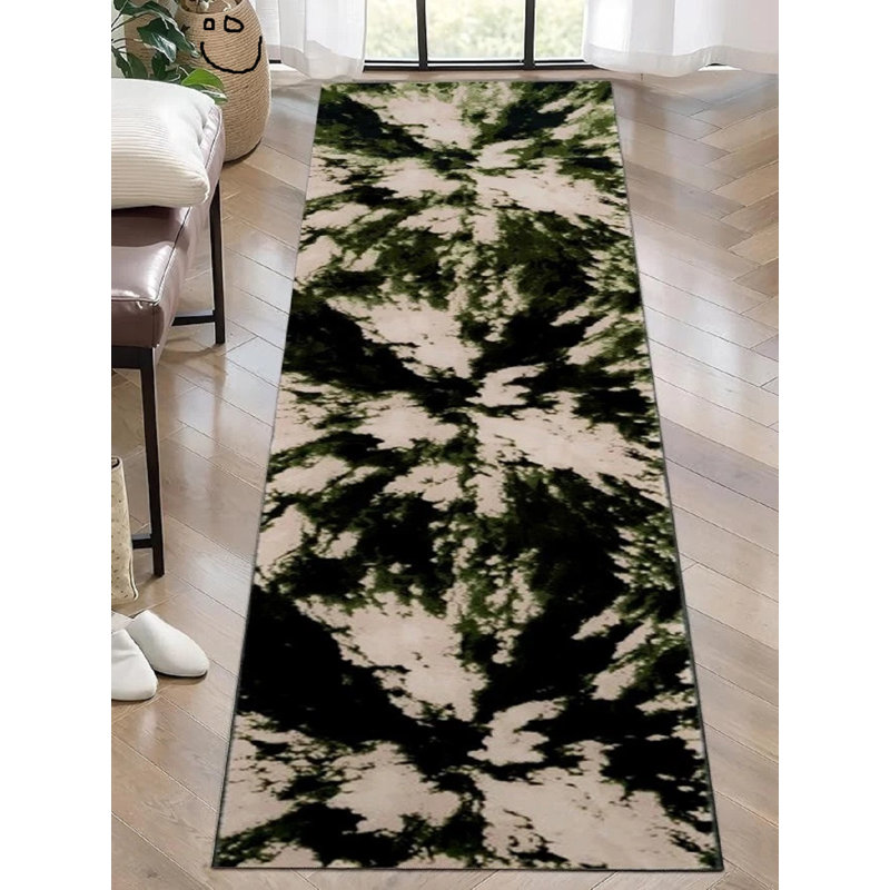 Area Rug, Rectangle 60 x 110 cm, Green