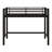 Metal Loft Bed With Ladder And Guardrails-1287963187