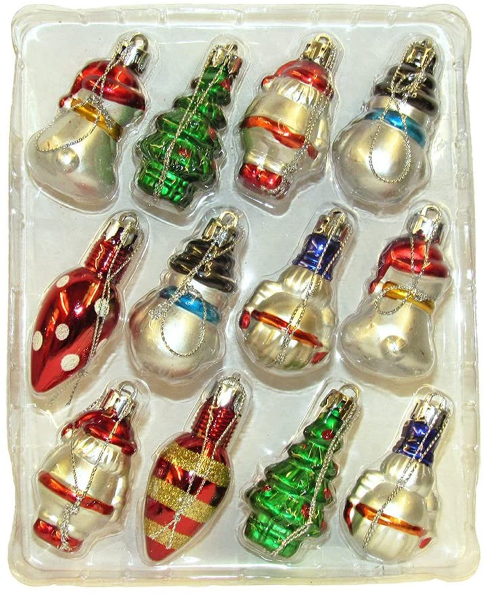 Kurt Adler 12 Piece Miniature Shatterproof Hanging Figurine Ornament Set & Reviews | Wayfair