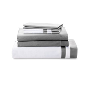 Ensemble de draps 100% coton à densité de tissage 300 fils Vilanova
