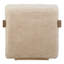 Fauteuil d'appoint en peau de mouton Acantha