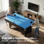 Table de billard et de ping-pong 6 pieds - Table multi-jeux 2-en-1 avec accessoires, structure durable pour les loisirs en famille et les salles de jeux-126172586