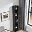 Armoire de rangement à 8 niveaux pour médias, armoire de rangement compacte pour CD et DVD avec tablettes réglables, bibliothèque étroite pour bureau à domicile-400599300