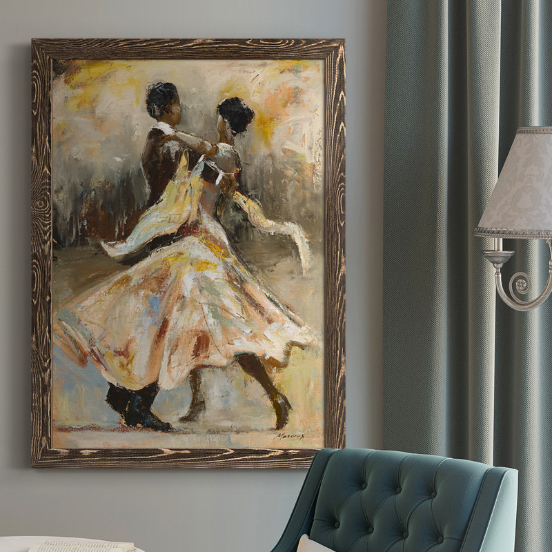 «Night Out», reproduction sur toile, Noyer, H 43,5 po x l 31,5 po x P 1 po