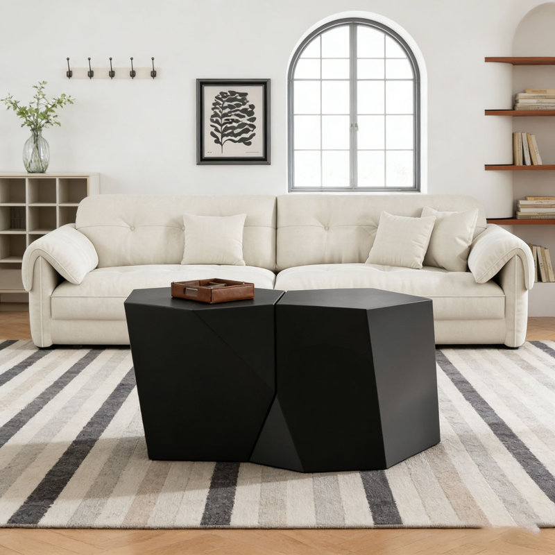 Ensemble de table basse, Noir