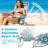 5-position Folding Beach Chair With Backpack Straps, Cup Holder & Storage Pockets