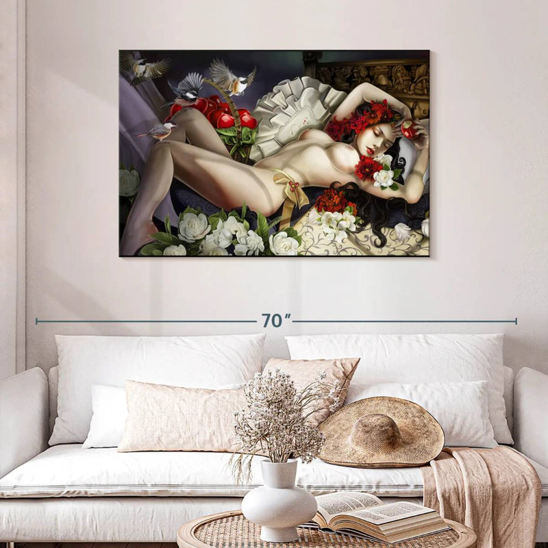 Fallen Snow, 30" H x 45" W