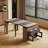 Dining Table with Extendable Tabletop and Storage George Modern-2003609855