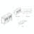 48'' Single Bathroom Vanity with Ceramic Sink – Solid Wood Cabinet, Soft-Close Drawers, Tempered Glass Doors & U-Shaped Plumbing Access-49240084