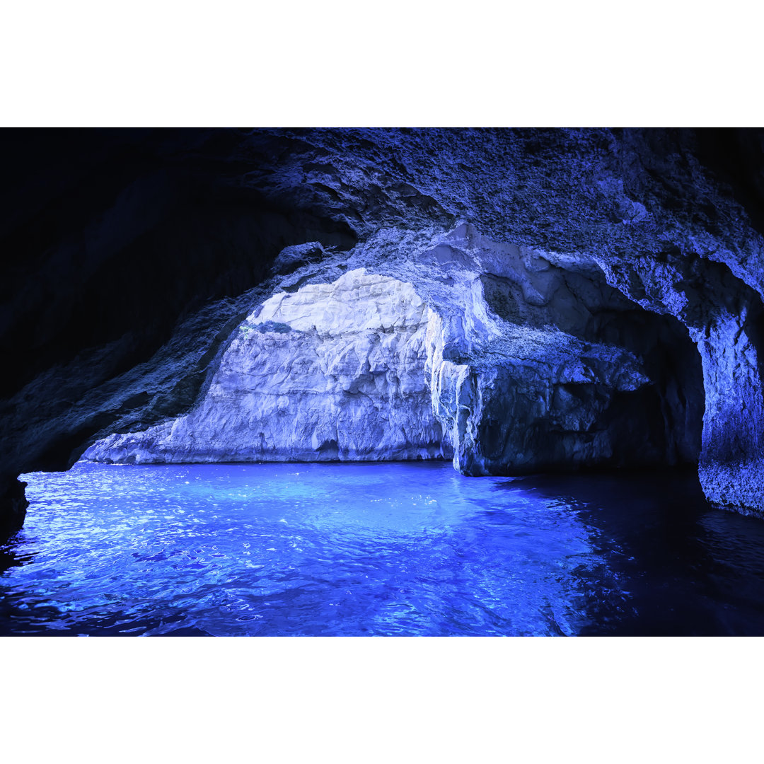 Blaue Grotte von Adam Smigielski - Leinwandbild