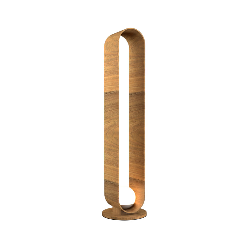 Lampe sur pied de fantaisie 48 po Sfera, Louro Freijo