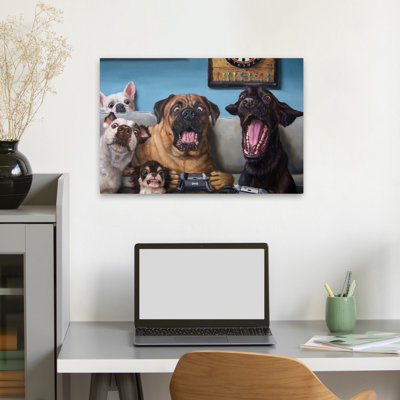 Gamers - Children Animals Novelty Urban And Pop Surrealism Art
