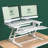 Tamara Adjustable Metal Base Standing Desk Converter-1295838681