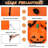 88" W LED Lighted Pumpkins Inflatable
