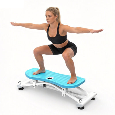 Machine de ski d'intérieur, entraîneur de ski coulissant avec bandes de résistance, base antidérapante, équipement de gymnastique à domicile d'une capacité de 300 lb