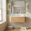 Meuble-lavabo mural avec lavabo et tiroirs-128923449