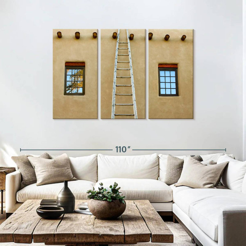 Escalier Adobe, H 48 po x l 74 po