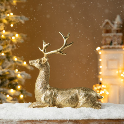 Décoration de table renne de Noël 11 po H