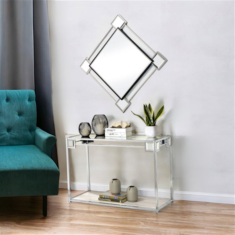 Chrome & Mirrored Asbury Accent Mirror
