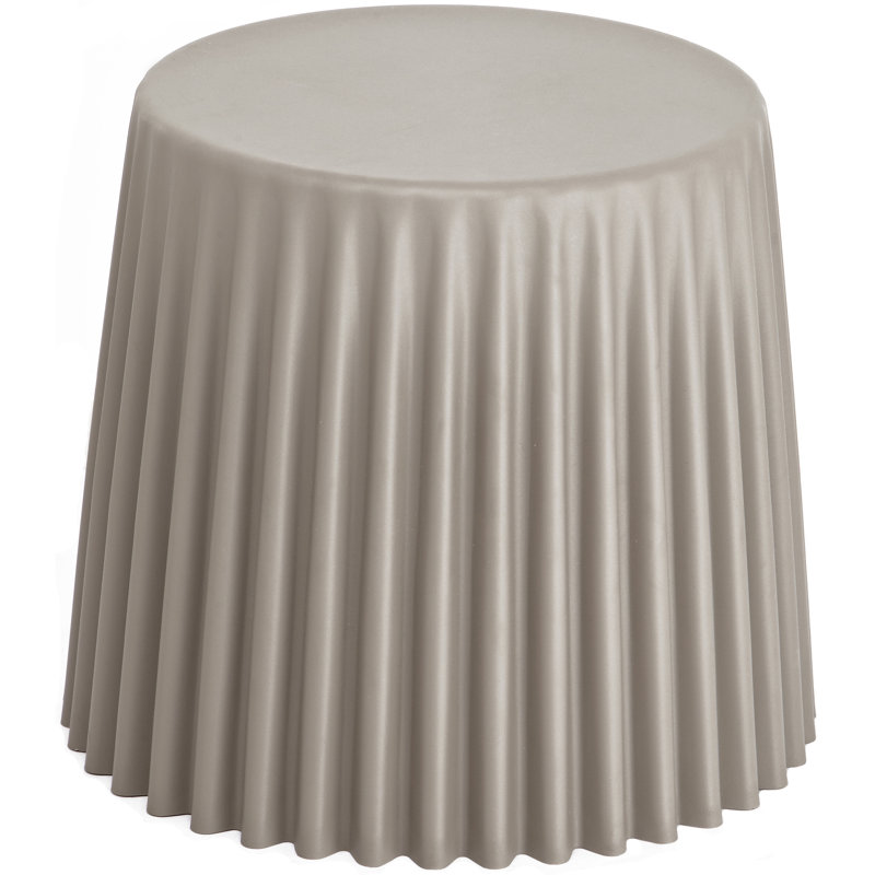 Tabouret de panier de rangement empilable contemporain contemporain Urban Farmhouse, Gris