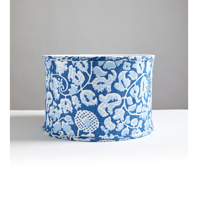 Maiden Floral 15'' H x 15'' W Linen Drum Lamp Shade