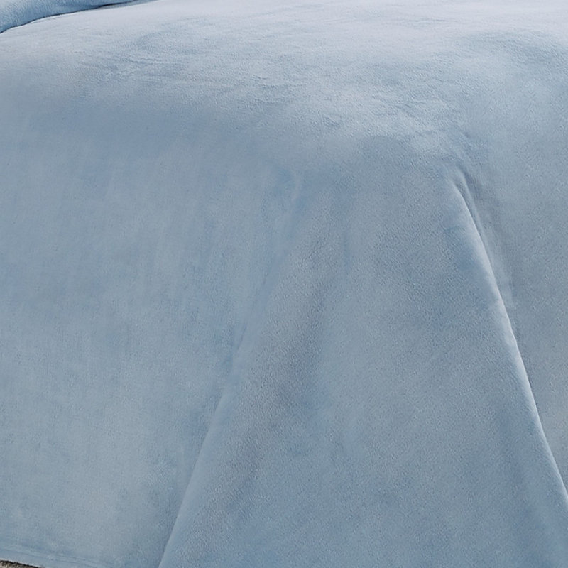 Couverture, Bleu pâle, Jeté